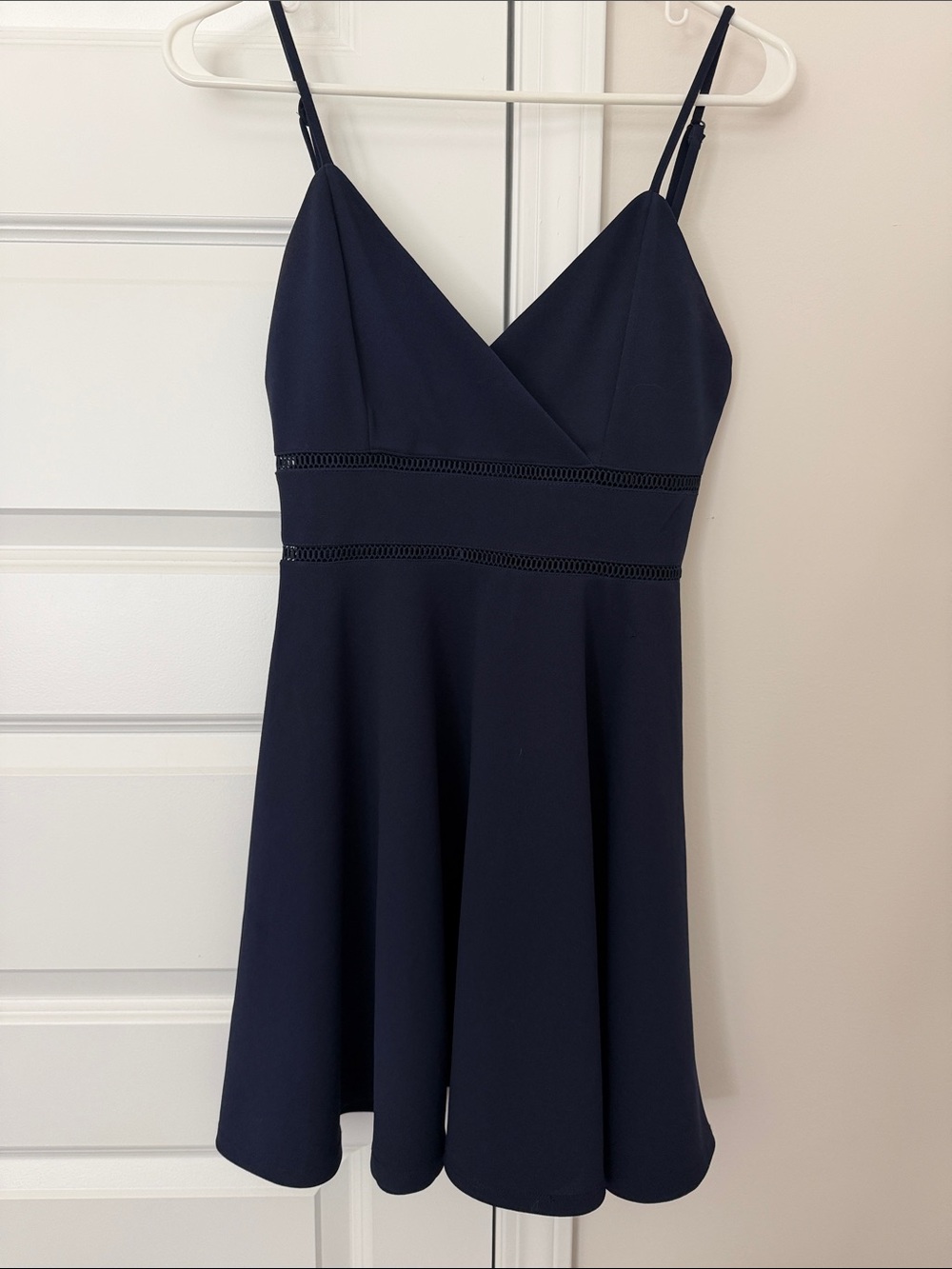 Navy Blue Spaghetti Strap Dress Size Small